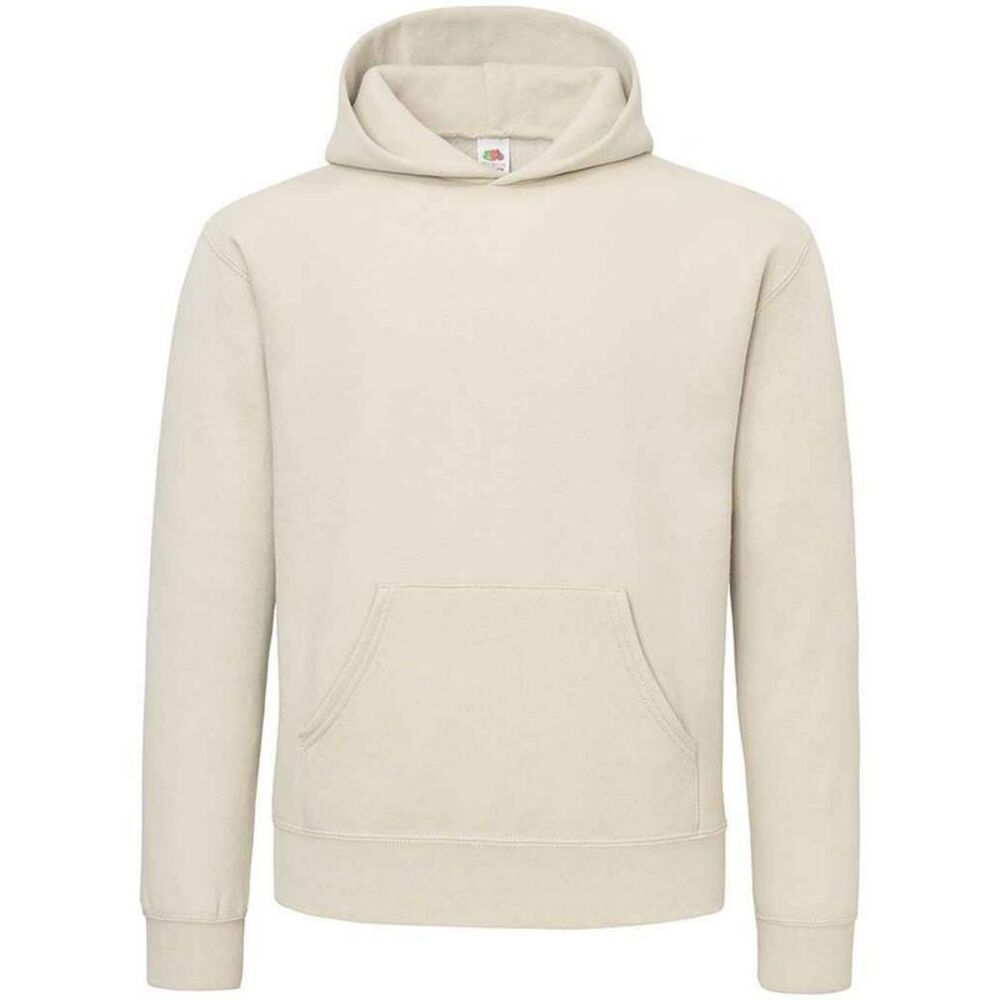 Fruit of the Loom Mens Cotton Hoodie / Desert Sand